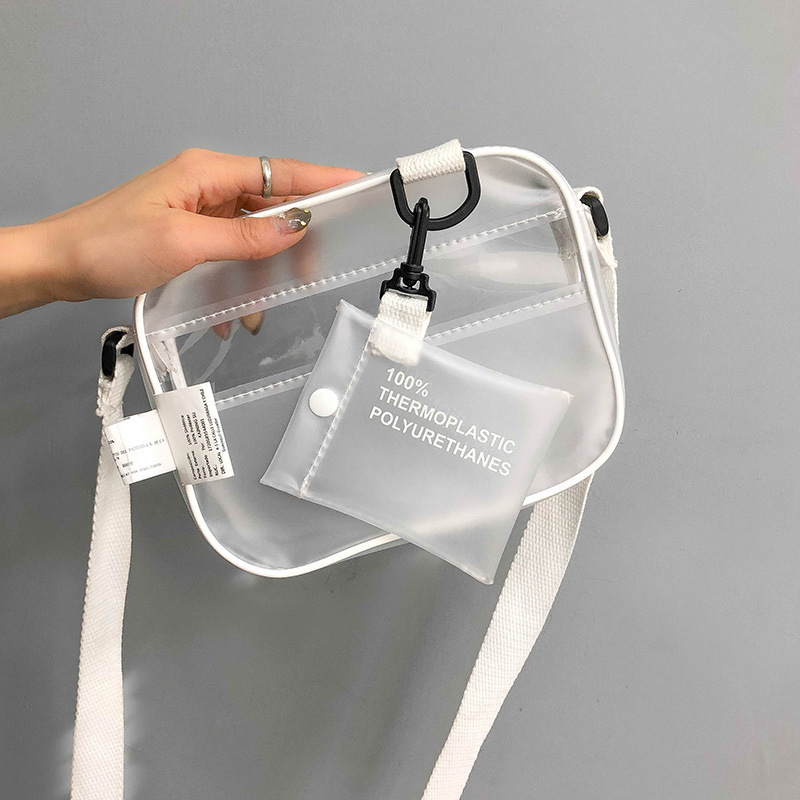 Linen Bag Bulk - Casual PVC Transparent Bag Women Crossbody