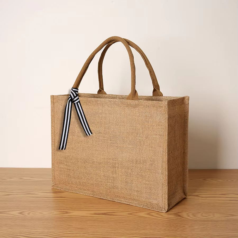New linen tote bag large capac - Linen Bag Bulk ulasan dan harga