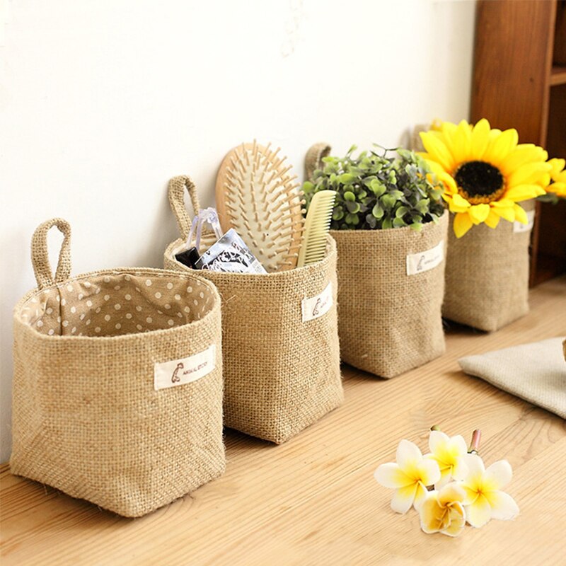 Nordic Style Small Hanging Wal - Linen Bag Bulk ulasan dan harga
