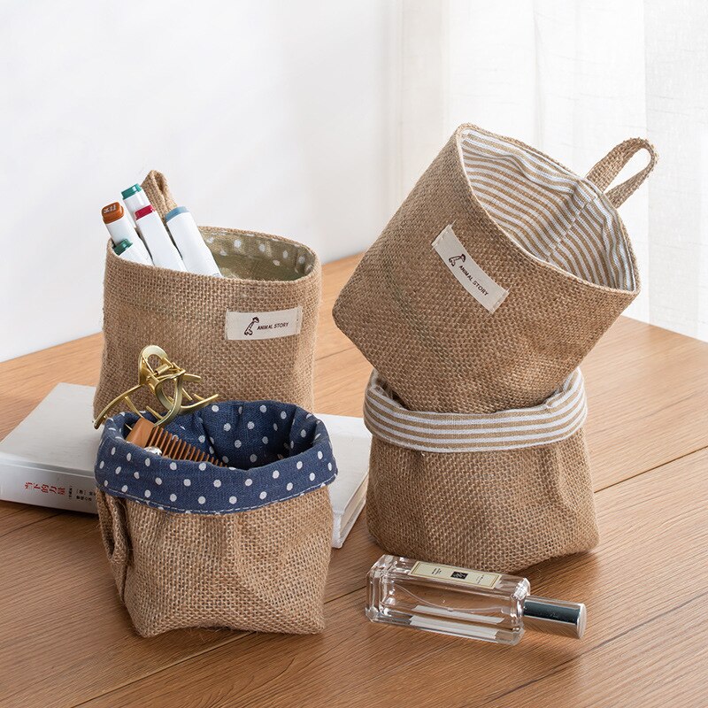 Nordic Style Small Hanging Wal - Linen Bag Bulk ulasan dan harga