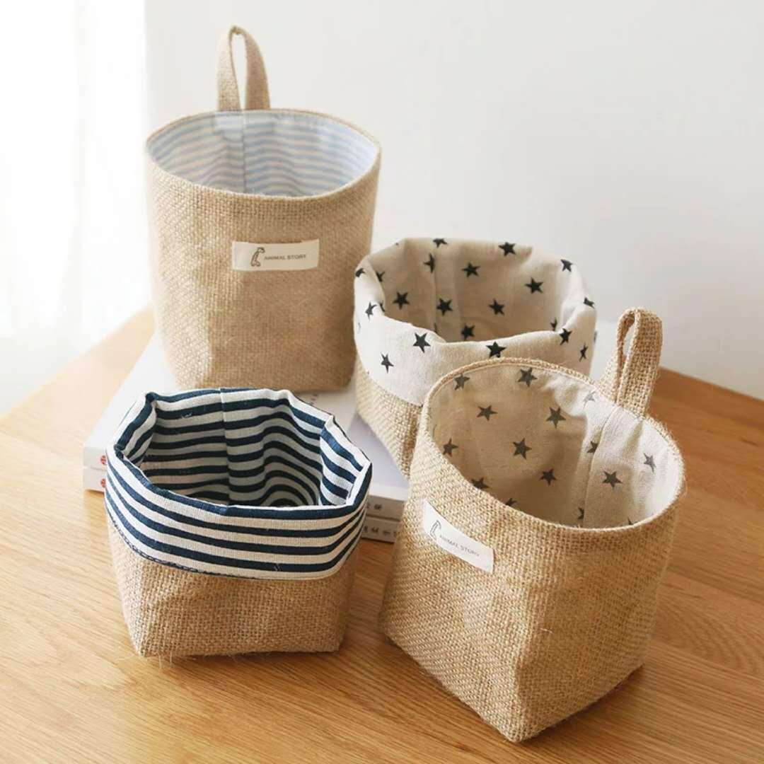 Nordic Style Small Hanging Wal - Linen Bag Bulk ulasan dan harga