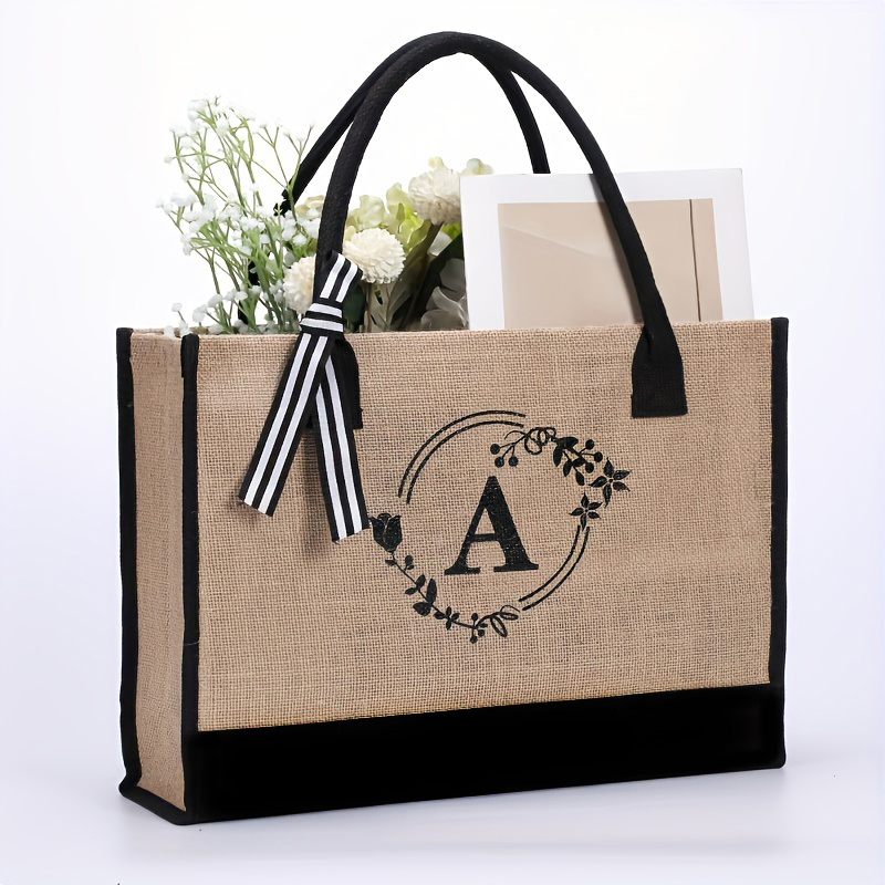 Jute cloth large capacity lett - Linen Bag Bulk ulasan dan harga