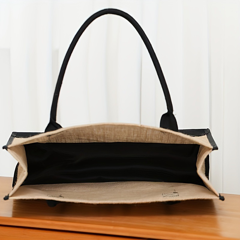 Jute cloth large capacity lett - Linen Bag Bulk ulasan dan harga