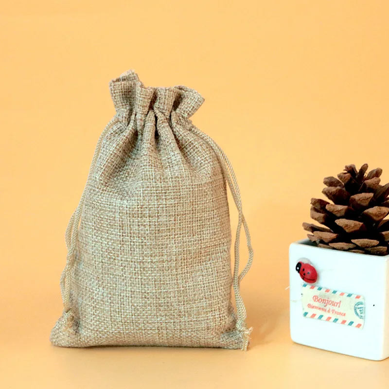 50pc/lot 7x9 9x12 10x14 13x18  - Linen Bag Bulk ulasan dan harga