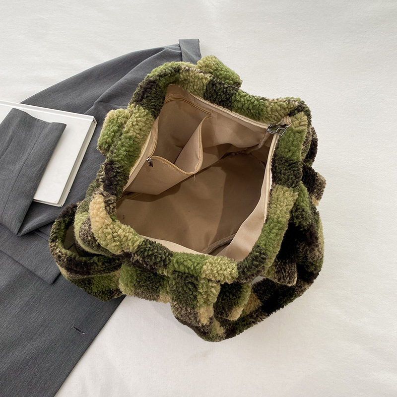 Lamb Fleece tote bags for wome - Linen Bag Bulk ulasan dan harga