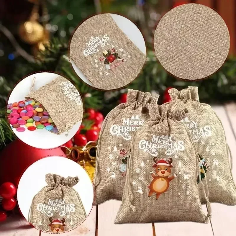 Wholesale Christmas Linen Bags - Linen Bag Bulk ulasan dan harga