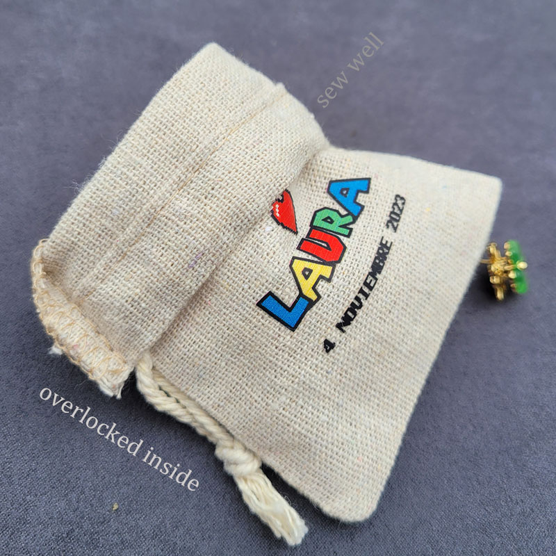 Personalized Custom Logo Linen - Linen Bag Bulk ulasan dan harga
