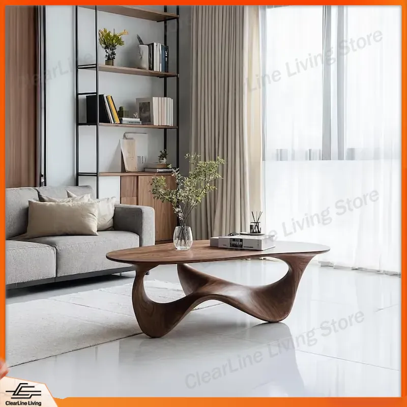 Modern Solid Wood Coffee Table - Sustainable Living Homes ulasan dan harga