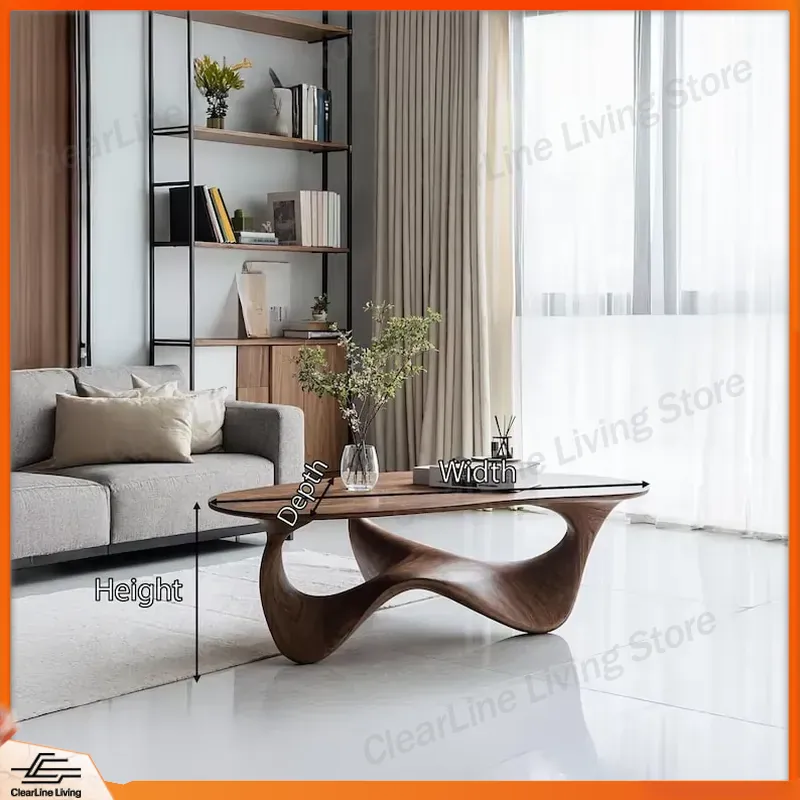 Modern Solid Wood Coffee Table - Sustainable Living Homes ulasan dan harga