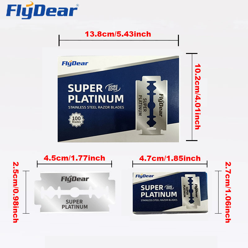 FLYDEAR 10-1000 PCS Stainless  - Safety Razor Handle ulasan dan harga